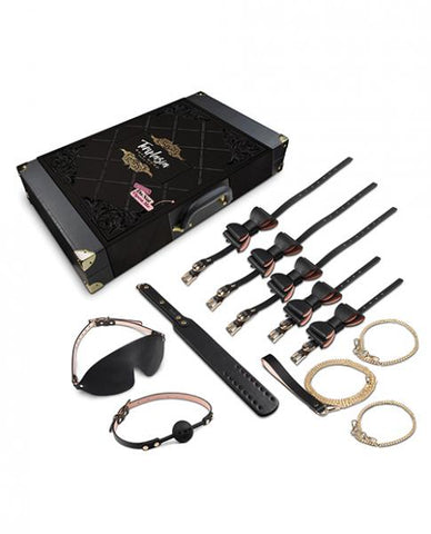 Blush Temptasia Safe Word Bondage Kit w/Suitcase - Black