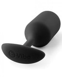 B-Vibe Weighted Snug Plug 3 - 180 Gram - Black