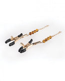 Sincerely Amber Beaded Nipple Clamps