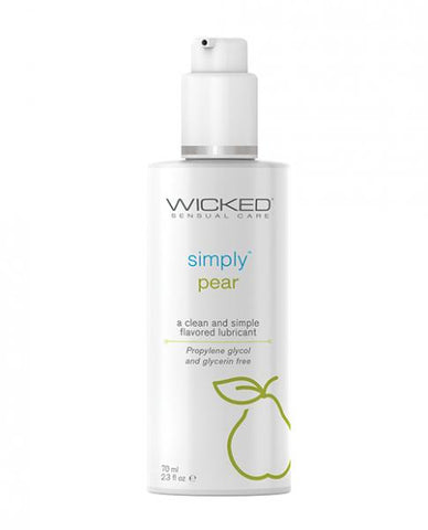 Wicked Simply Water Based Lubricant - 2.3 oz Pear