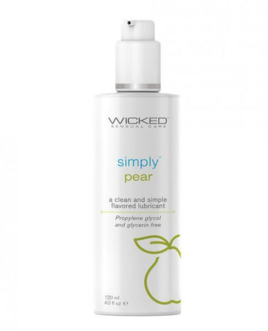 Wicked Simply Water Based Lubricant - 4 oz Pear