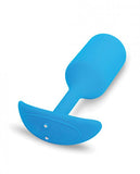 B-Vibe Vibrating Snug Plug - Blue Large