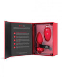 B-Vibe Vibrating Heart Plug Red - Medium/Large