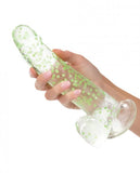 Naughty Bits I Leaf Dick Glow in The Dark Weed Leaf Dildo