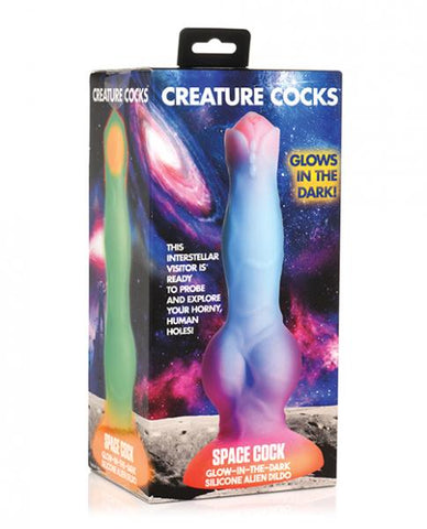 Creature Cocks Space Cock Glow In The Dark Alien Dildo