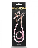 Bound DC1 Nipple Clamps - Pink