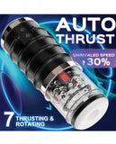 Warrior Auto Thrusting Male Masturbator - Black