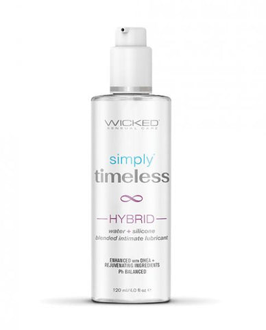 Wicked Simply Timeless Hybrid Water & Silicone Lubricant - 4 oz