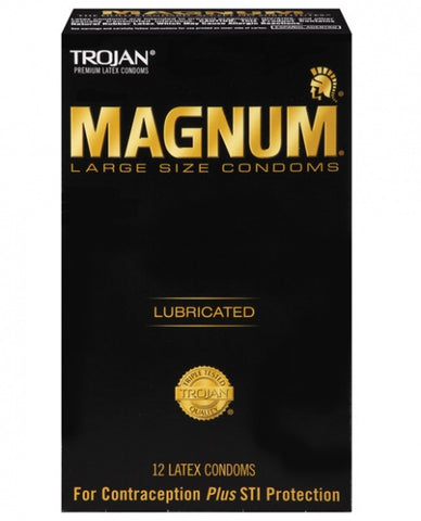 Trojan Magnum Condoms - Box of 12