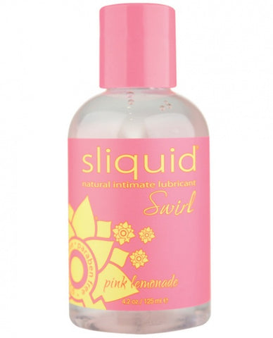 Sliquid Naturals Swirl Lubricant - 4.2 oz  Pink Lemonade