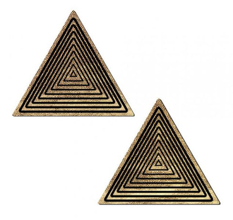 Pastease - Liquid Trippy Triangle -  Black/Gold