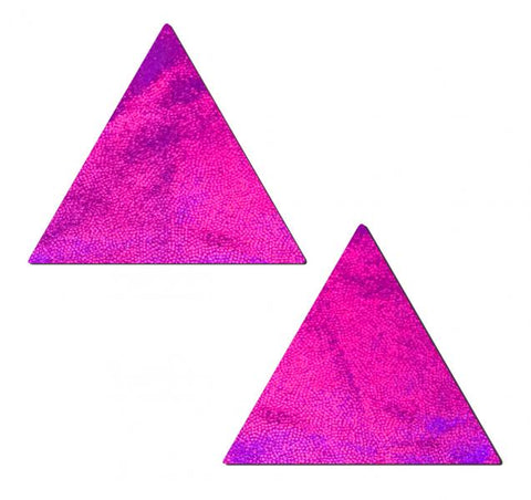 Pastease - Holographic Trippy Triangle - Pink