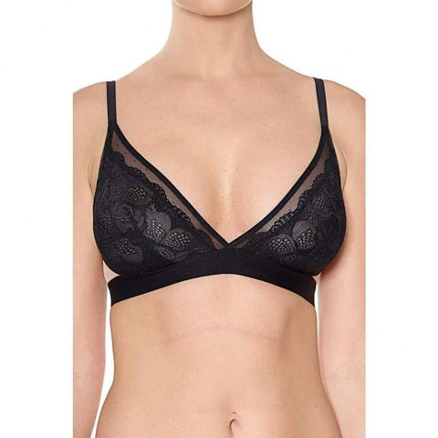 Black - Love is on the Air Triangle Bra - – BB Store