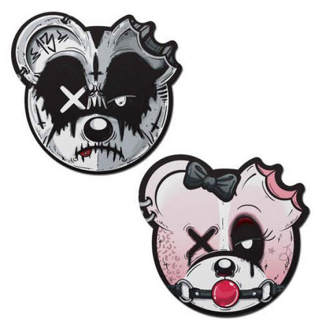 Pastease - His & Her Zombie Bear Scummy Bear Pasties