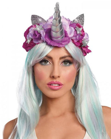 Unicorn Headpiece - Multi Colored - One Size