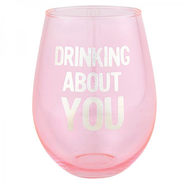 Jumbo Acrylic Stemless Wine Glass