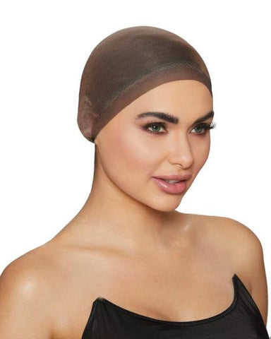 Wig Cap - Brown - One Size