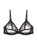 Odette Open Cup Bra - Noir -