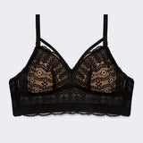 Mia Lace Bralette - Black -