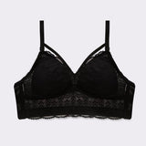 Mia Lace Bralette - Black -