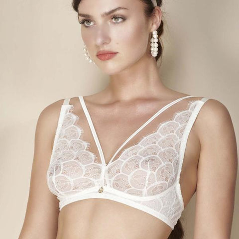 Diana Triangle Bra with Adjustable Back - Champagne -