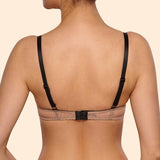 Hypnose Underwired Non-Padded Bra - Beige/Black -