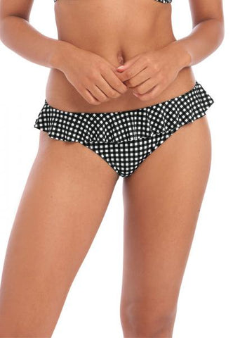 Check In Monochrome Italini Bikini Brief - Black/White -