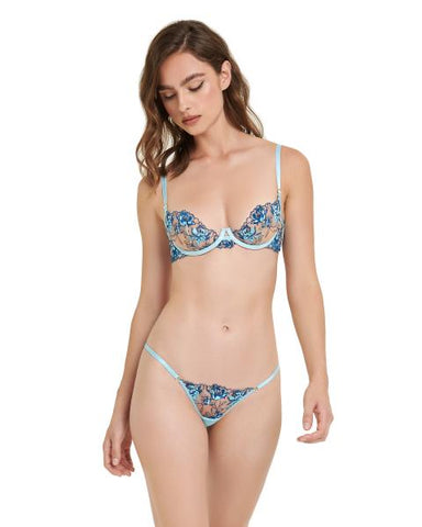 Julie's Roses Underwire Bra - Butterfly Blue - – BB Store