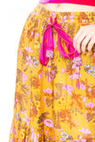 Zoe Pants - Mustard Floral -