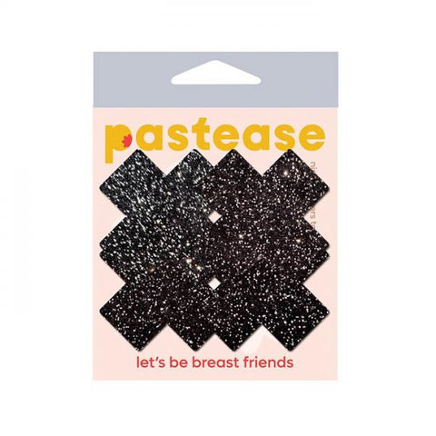 Pastease - Petites Sparkle Plus X - Black - O/S - 2 Pair