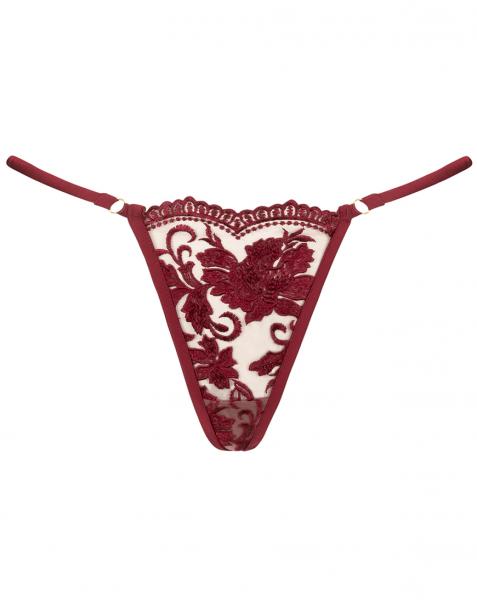 Floral Embroidery G-String By Kilo Brava - XXL