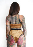 Velvet Loretta Fringe Set - Gold -