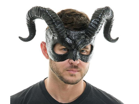 Halloween Devil Mask - Black