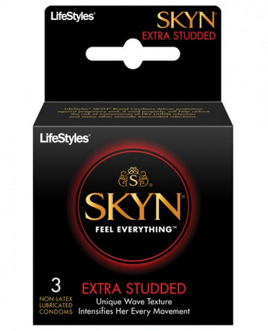 Lifestyles SKYN Extra Studded - Pack of 3